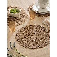 The Very Collection Set Of 4 Pp/Jute Round Placemats
