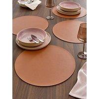 The Very Collection Set Of 4 Pu Round Placemats