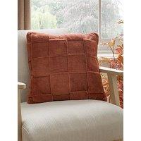 The Very Collection Checkerboard Faux Fur Cushion
