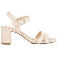 Dune London Merisa Block-Heeled Sandals - Pink