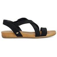 Dune London Landies Flat Sandals - Black