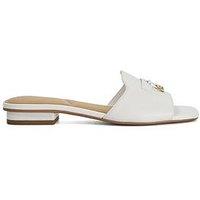 Dune London Lindo Flat Sandal - White