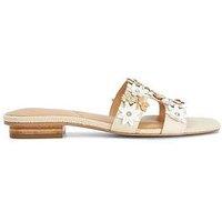 Dune London Loupes Smart Slider Sandals - Ecru