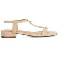 Dune London Lyra Open Toe Sandal - White