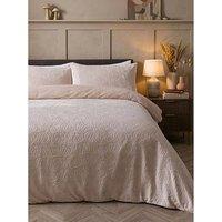 The Very Collection Pumpkin Embossed Fleece Duvet Set Sb