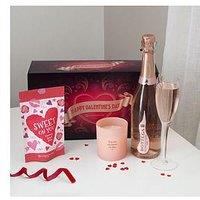 Funky Hampers Sweet On You Prosecco & Candle Valentines Day Hamper