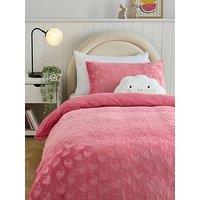 The Very Collection Strawberry Embossed Fleece Duvet Set