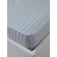 The Very Collection Super Soft Hotel Stripe 28Cm Fitted Sheet