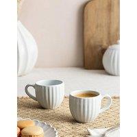 Price & Kensington Luxe Set Of 4 White Espresso Cups