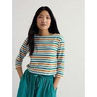 Seasalt Cornwall Sailor Top Tri Mini Cornish Deep Dive - Multi