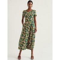 Seasalt Cornwall Veronica Dress Marigold Meadow Inkwell - Multi