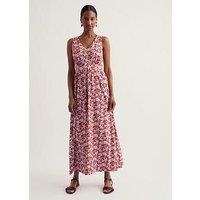 Seasalt Cornwall Polmanter Dress Tropic Flower Dark Freesia