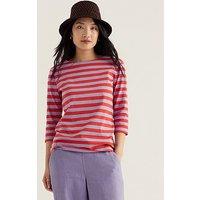 Seasalt Cornwall Striped Top - Scallion Bellflower