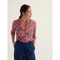 Seasalt Cornwall Larissa Shirt Echinacea Stems Rosehip - Multi