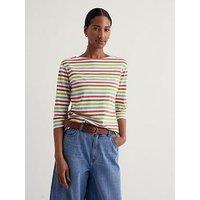 Seasalt Cornwall Sailor Top Quad Breton Avocado