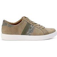 Hotter Switched Wide - Moss-Khaki Floral