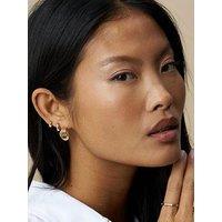 Orelia Mini Interlocking Stud Earrings