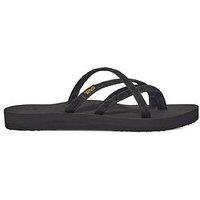 Teva Olowahu Flat Sandals - Black