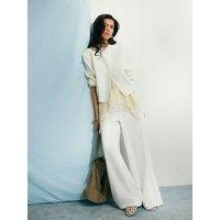 River Island Wide Leg Pj Pant Aladdin - White