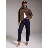 River Island Edward Core Barrel Jeans- Blue