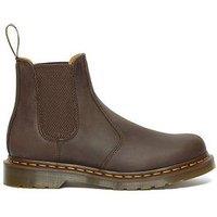 Dr Martens Dr 2976 Ys Crazy Horse Chelsea Boots - Dark Brown
