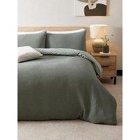 The Very Collection Chunky Waffle Duvet Set