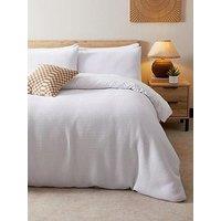 The Very Collection Chunky Waffle Duvet Set