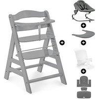 Hauck Alpha Highchair Premium Bundle - Grey