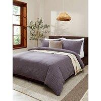Michelle Keegan Home Linen Blend Woven Duvet Set