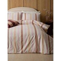 The Very Collection Aya Washed Cotton Stripe Duvet Set
