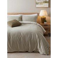 The Very Collection Vincent Yarn Dyed Stripe Duvet Set