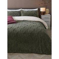 The Very Collection Christmas Stag Fleece Duvet Set