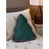 The Very Collection Christmas Tree Shaped Cushion
