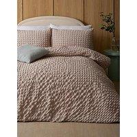 The Very Collection Pippa Seersucker Duvet Set - Natural