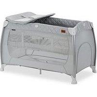 Hauck Play N Relax Travel Cot - Quilted Grey