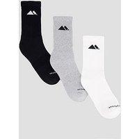 Monterrain Men'S Form Core Crew Socks 3 Pack