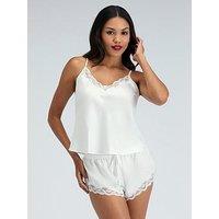 Boux Avenue Amelia Satin Cami Set - Ivory
