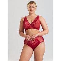 Miss Mary Of Sweden Lace Charm Underwired Bra - English Red