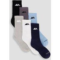 Monterrain Mens Form Core Crew Socks 6X Pack