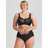Miss Mary Of Sweden Sparkle Non-Wired Bra - Black
