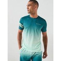 Monterrain Mens Distance Ombre Tee - Green