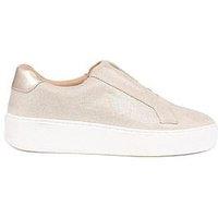 Jones Bootmaker Fernanda Low Trainer - Champagne Gold