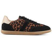 Jones Bootmaker Artea Lace Up Trainer - Leopard