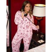 Jim Jam The Label All Over Print Set - Pink