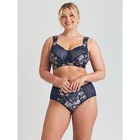 Miss Mary Of Sweden Fauna Non-Wired Bra - Dark Blue