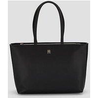 Tommy Hilfiger Icon Logo Tape Tote Bag - Black