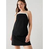 Calvin Klein Jeans Interlock Monogram Colourblock - Black