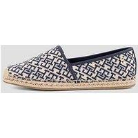 Tommy Hilfiger Th Monogram Jacquard Espadrille - Blue