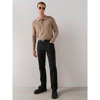 The Very Collection Straight Fit Jeans With Stretch - Stay & Black