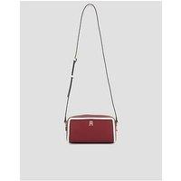 Tommy Hilfiger Colour-Blocked Th Monogram Crossbody Camera Bag - Brown